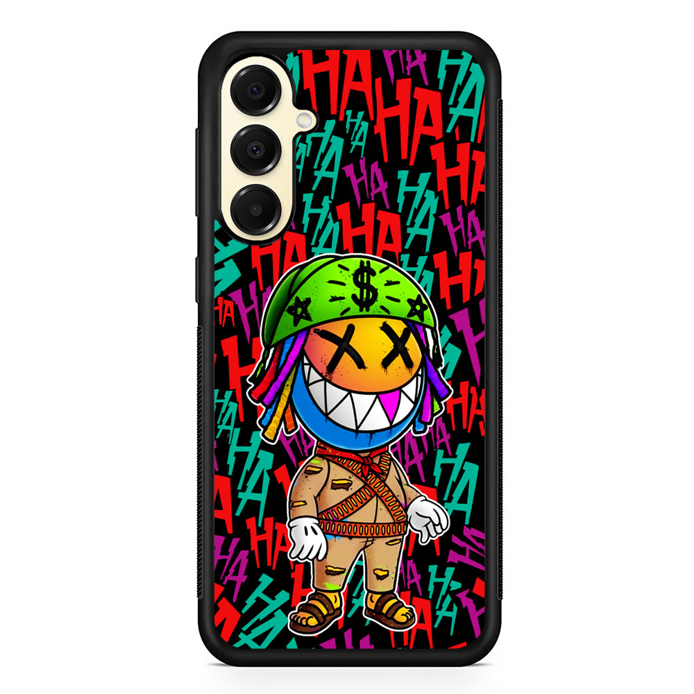 Always Happy Smiling Mask Samsung Galaxy A16 Case | Slim Rubber Samsung Galaxy A16 Case