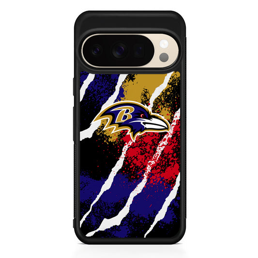 NFL Baltimore Ravens Color Spots Google Pixel 10 Pro XL Case | Slim Google Pixel 10 Pro XL Protective Case