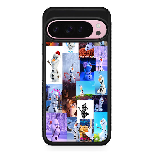 Olaf Frozen Aesthetic Google Pixel 9 Pro XL Case | Protective Cover