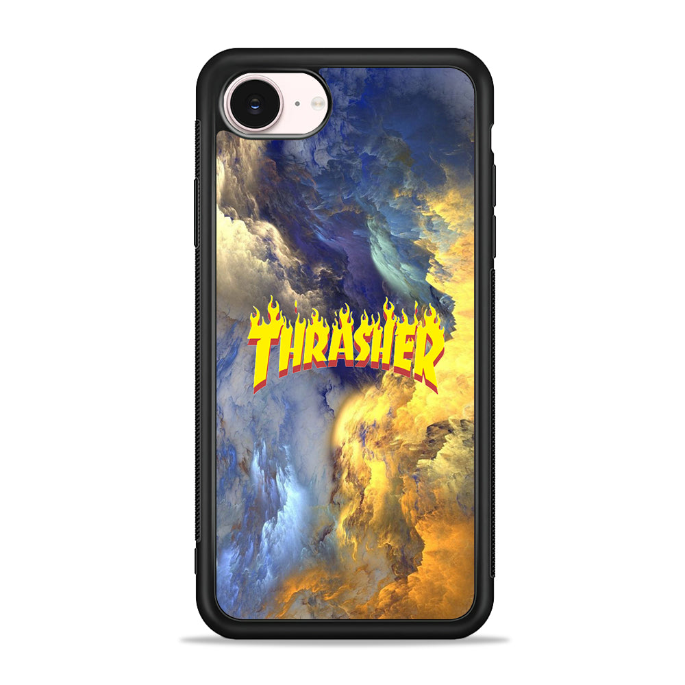 Thrasher Golden Smoke iPhone 17e Case - Silicone Case