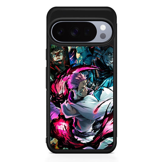 Jujutsu Kaisen Sukuna Aesthetic Google Pixel 10 Pro Case | Slim Google Pixel 10 Pro Rubber Case