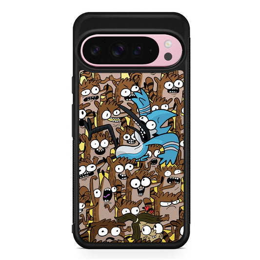Regular Show Rigby Mordecai Cartoon Google Pixel 9 Pro XL Case | Protective Cover