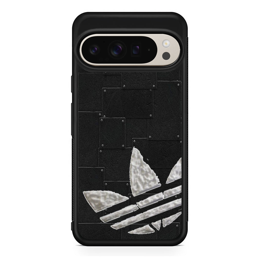 Adidas Metal Skin Logo Google Pixel 9 Pro Case | Slim Protective Cover