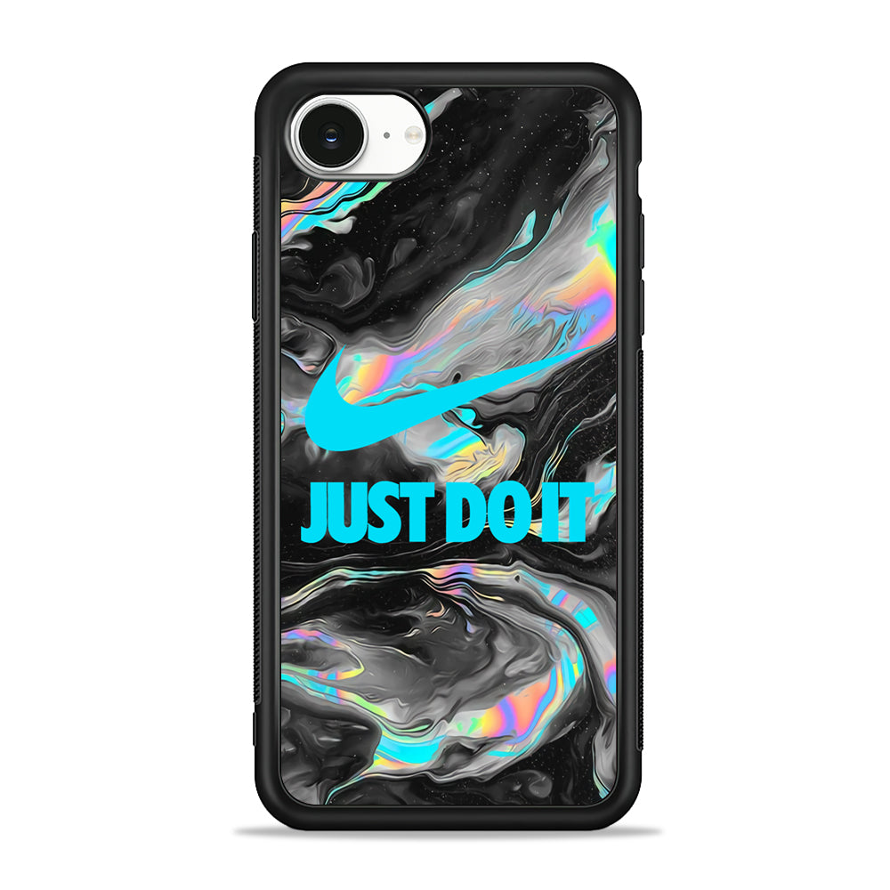 Nike Marble Chrome iPhone 16e Case - Slim Silicone Case
