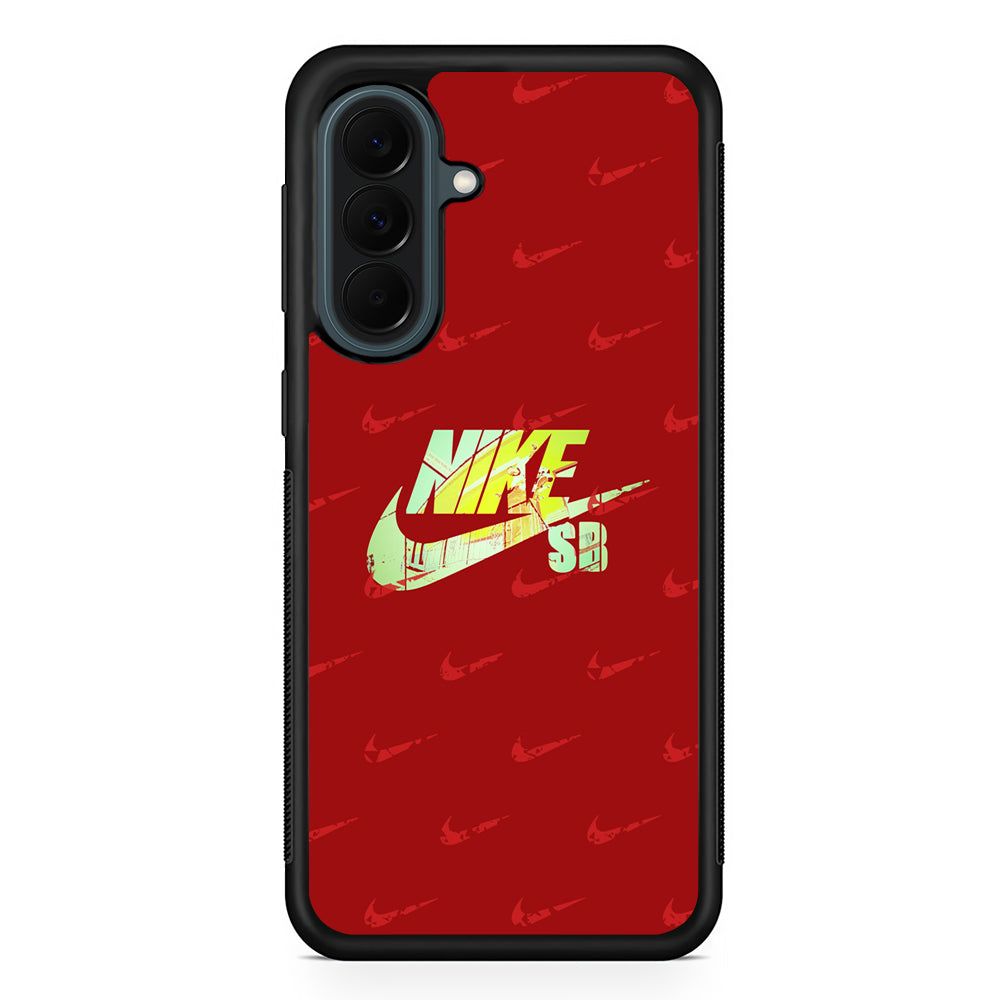 Nike SB Silhouette of Player Samsung Galaxy A37 Case | Samsung Galaxy A37 Rubber Phone Case