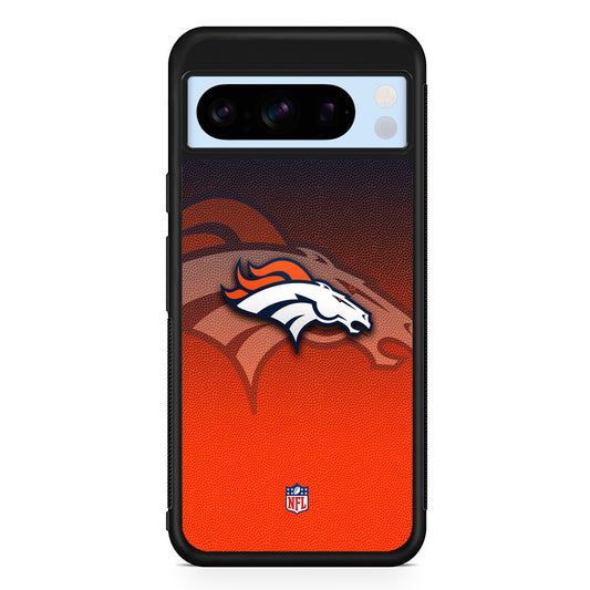 NFL Denver Broncos Gradation Color Google Pixel 8 Pro Case | Slim Rubber Case for Google Pixel 8 Pro