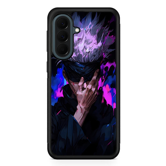 Jujutsu Kaisen Satoru Gojo Art Samsung Galaxy A37 Case | Samsung Galaxy A37 Rubber Phone Case