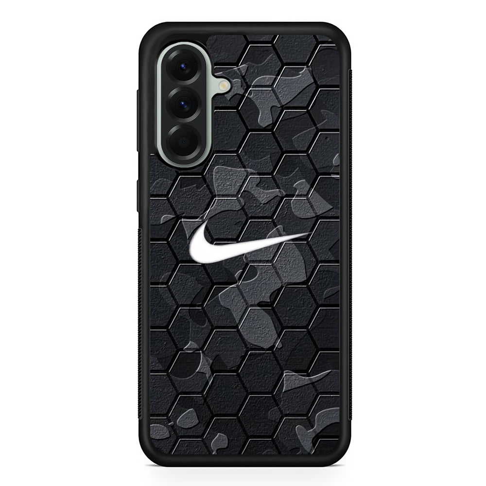 Nike Hexagon Pattern Camo Samsung Galaxy A56 Case | Durable Samsung Galaxy A56 Cover