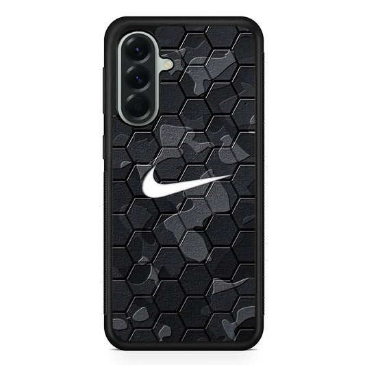 Nike Hexagon Pattern Camo Samsung Galaxy A56 Case | Durable Samsung Galaxy A56 Cover