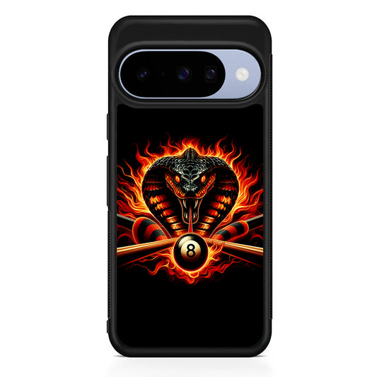 Cobra Head Ball Number 8 Google Pixel 10 Case | Google Pixel 10 Rubber Protective Case