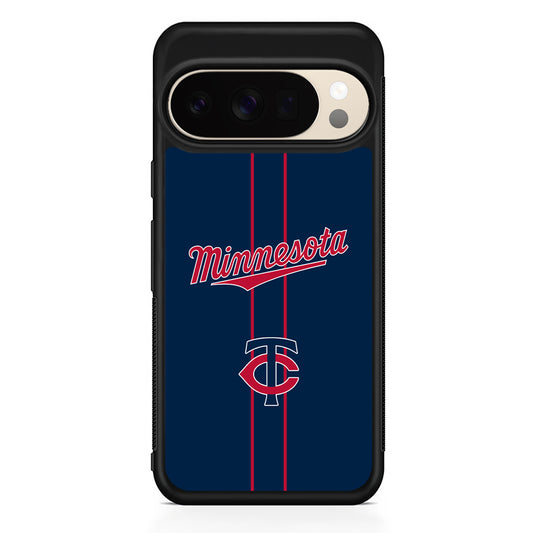 MLB Minnesota Twins Red Line Google Pixel 10 Pro XL Case | Slim Google Pixel 10 Pro XL Protective Case