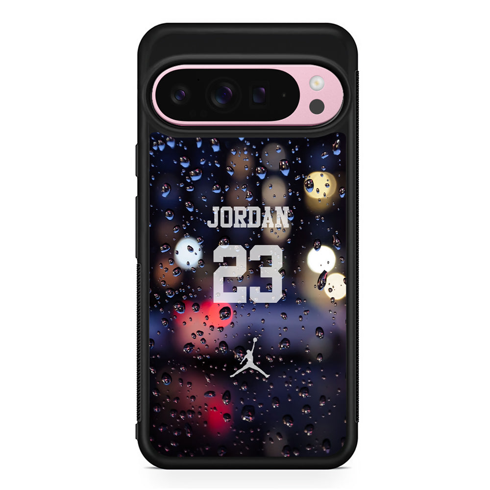 Air Jordan Glow from Rainy Night Google Pixel 9 Pro XL Case | Protective Cover