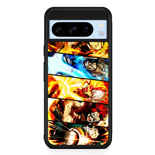 My Hero Academia All Characters Google Pixel 8 Pro Case | Slim Rubber Case for Google Pixel 8 Pro