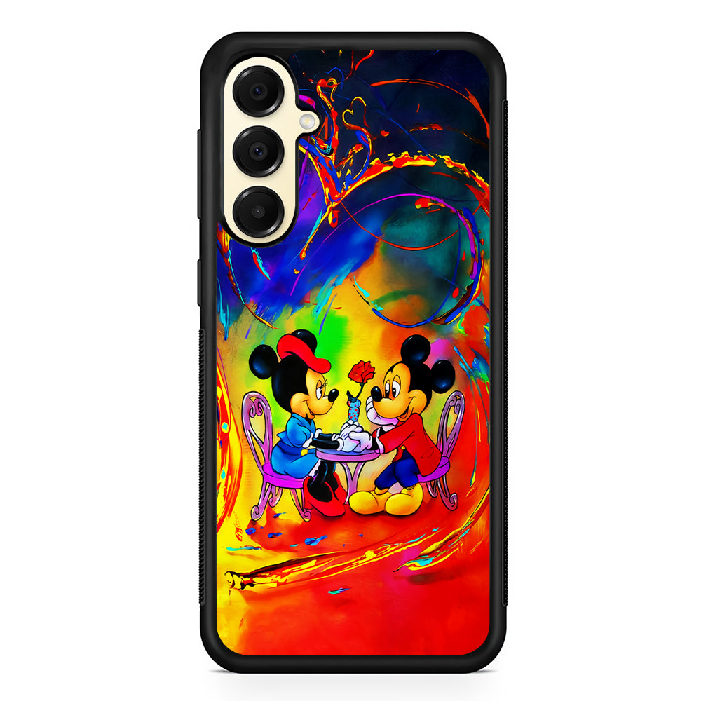 Mickey and Minnie Valentines Day Samsung Galaxy A16 Case | Slim Rubber Samsung Galaxy A16 Case