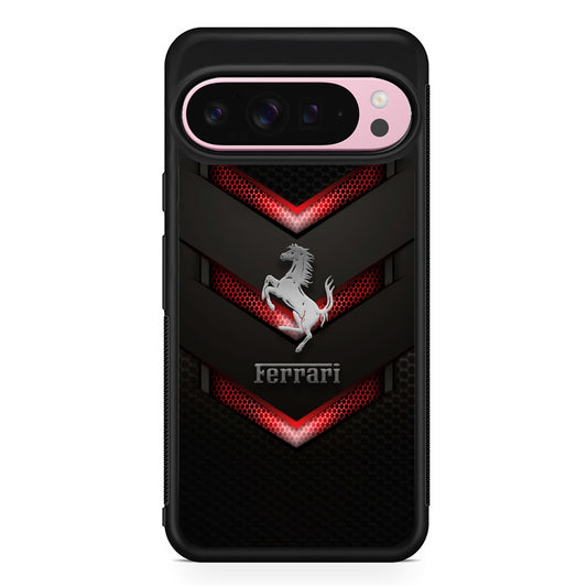 Ferrari Red Steam Google Pixel 9 Pro XL Case | Protective Cover