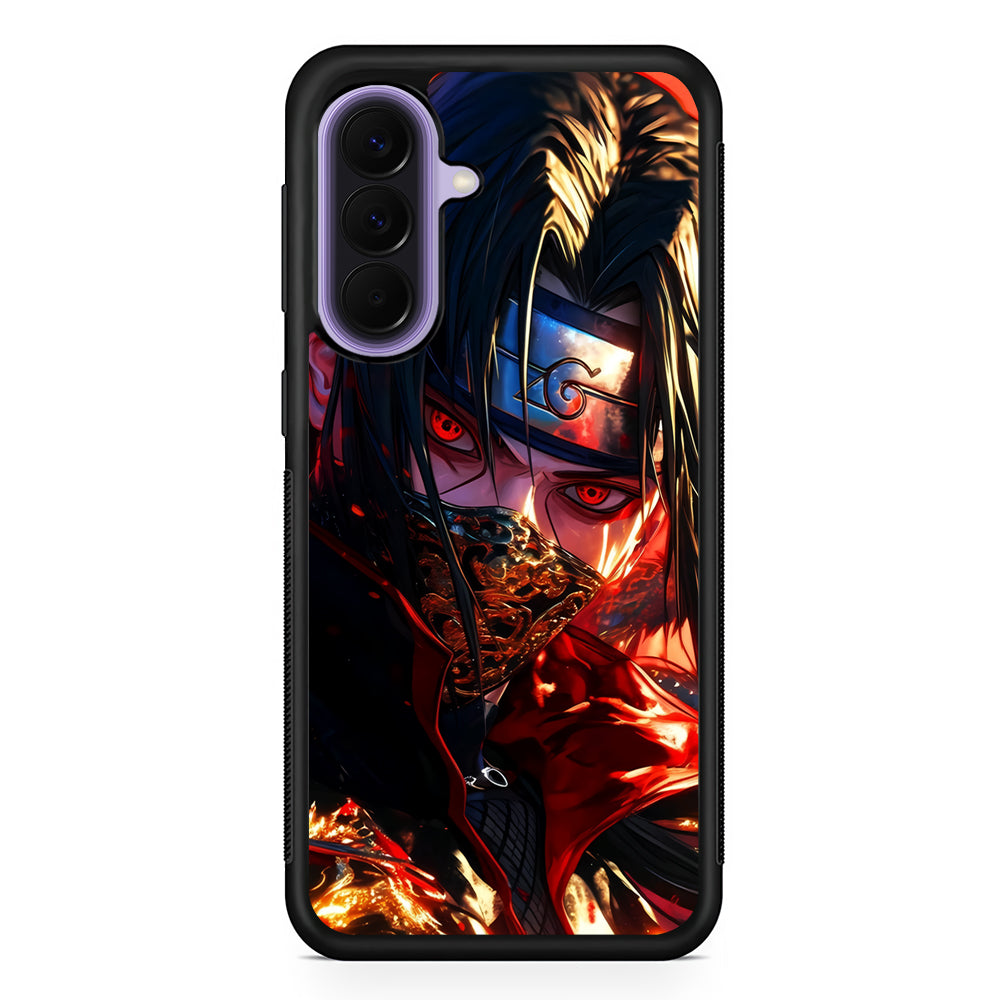 Itachi Uchiha Using a Mask Samsung Galaxy A57 Case | Slim Samsung Galaxy A57 Rubber Case