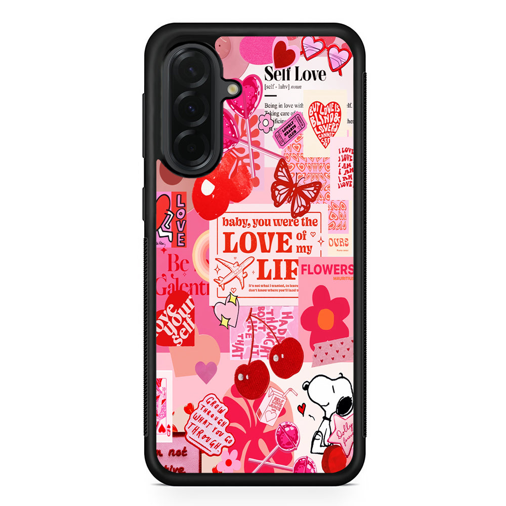 Valentine’s Day Aesthetic Samsung Galaxy A36 Case | Protective Rubber Cover