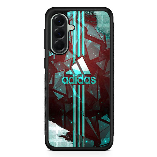 Adidas Green Light Abstract Samsung Galaxy A56 Case | Samsung Galaxy A56 Rubber Protective Case
