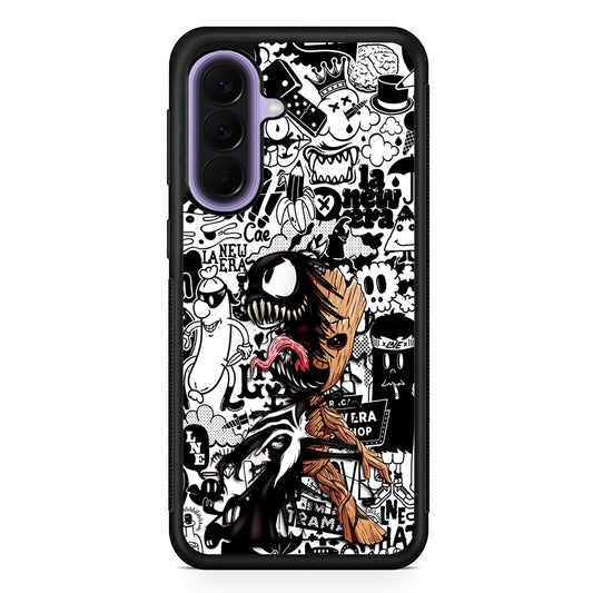 Groot x Venom Fusion Mode Samsung Galaxy A57 Case | Slim Samsung Galaxy A57 Rubber Case