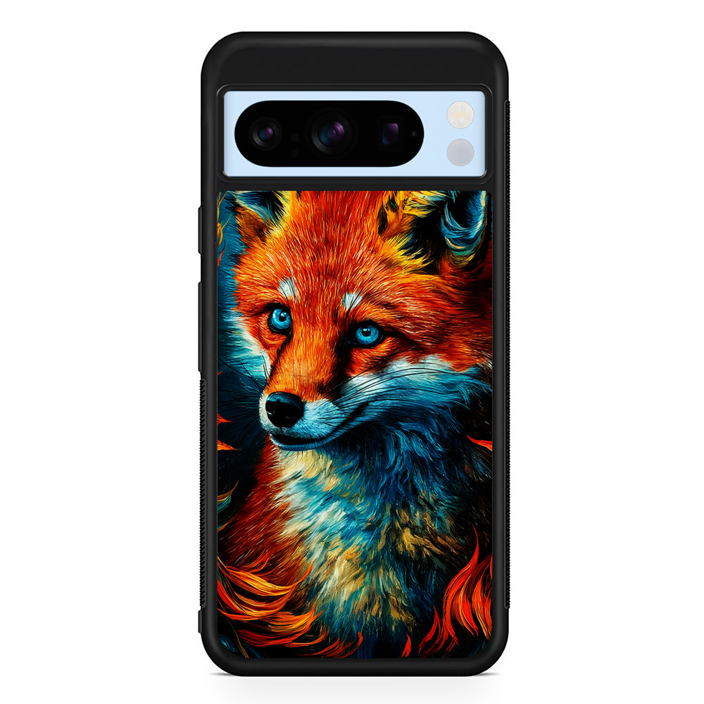 Painting Of A Fox Google Pixel 8 Pro Case | Slim Rubber Case for Google Pixel 8 Pro