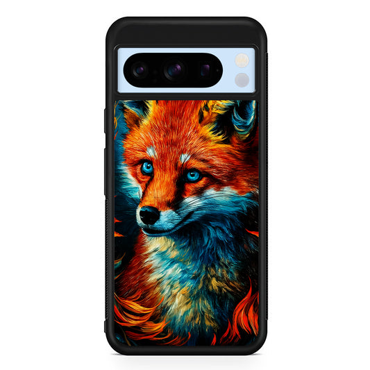 Painting Of A Fox Google Pixel 8 Pro Case | Slim Rubber Case for Google Pixel 8 Pro