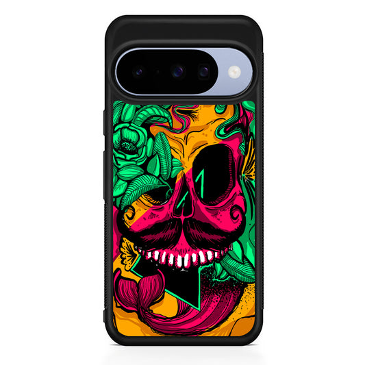 Pirates Skull Artistic Art Google Pixel 10 Case | Google Pixel 10 Rubber Protective Case