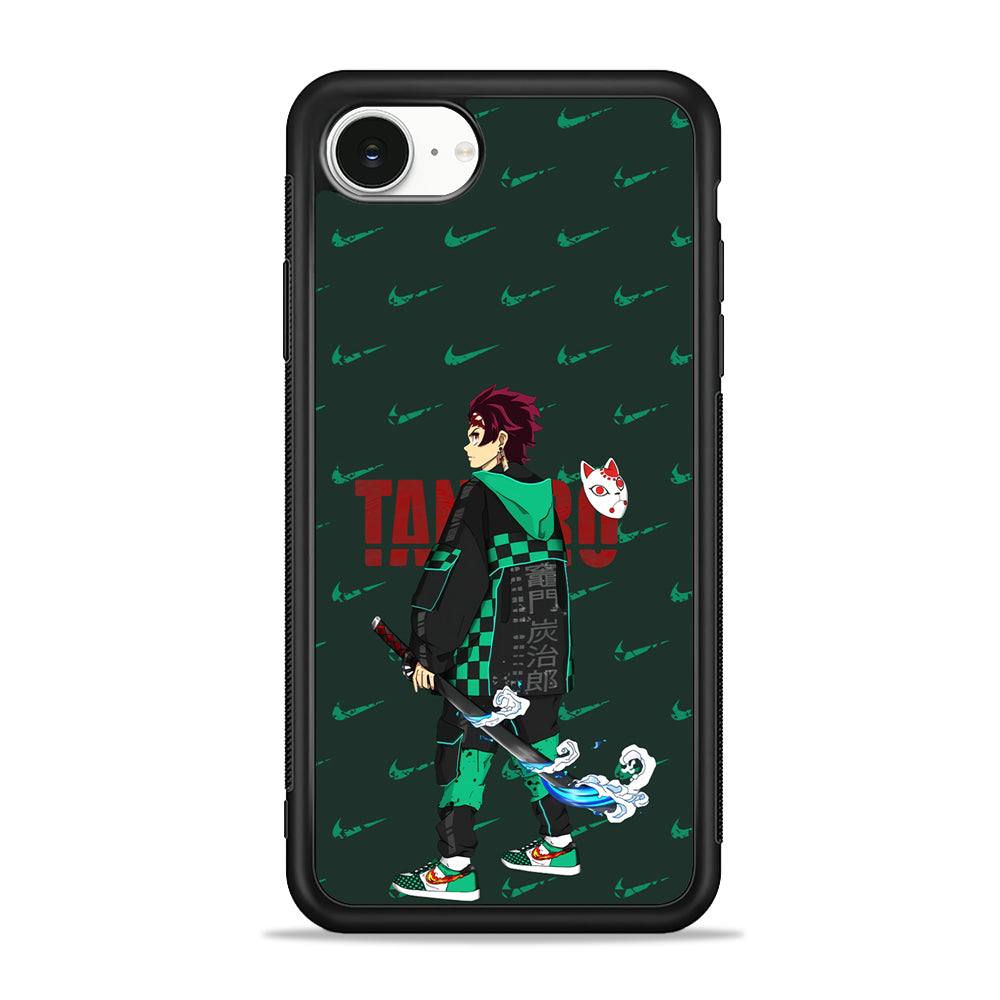 Nike on Tanjiro Suit iPhone 16e Case - Slim Silicone Case