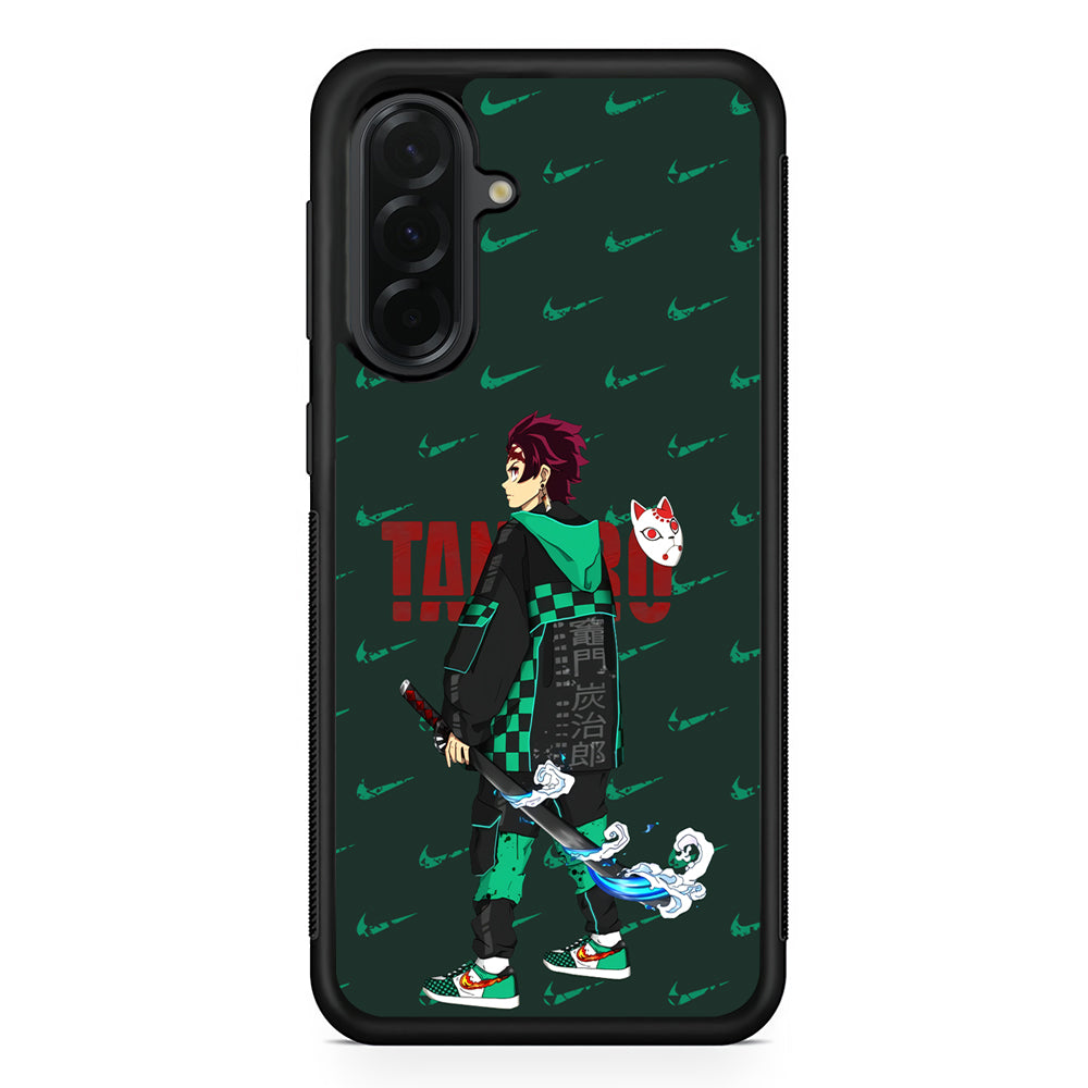 Nike on Tanjiro Suit Samsung Galaxy A36 Case | Durable Samsung Galaxy A36 Cover