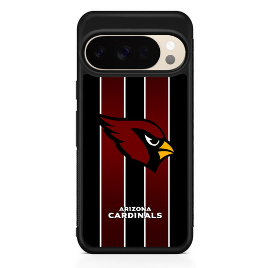 NFL Arizona Cardinals Strike Line Google Pixel 10 Pro XL Case | Slim Google Pixel 10 Pro XL Protective Case