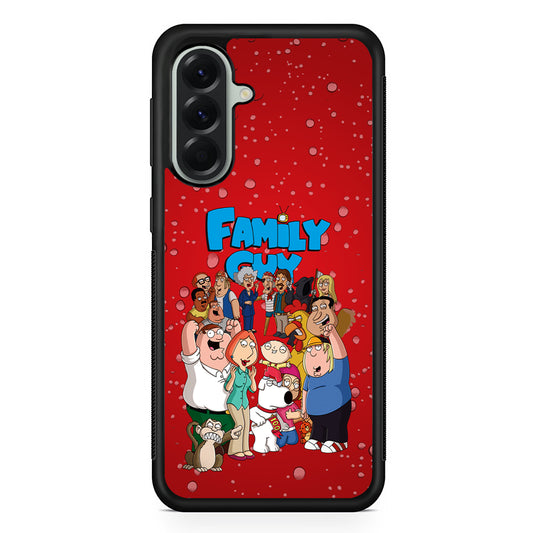 Family Guy Great Team Samsung Galaxy A56 Case | Samsung Galaxy A56 Protective Rubber Case