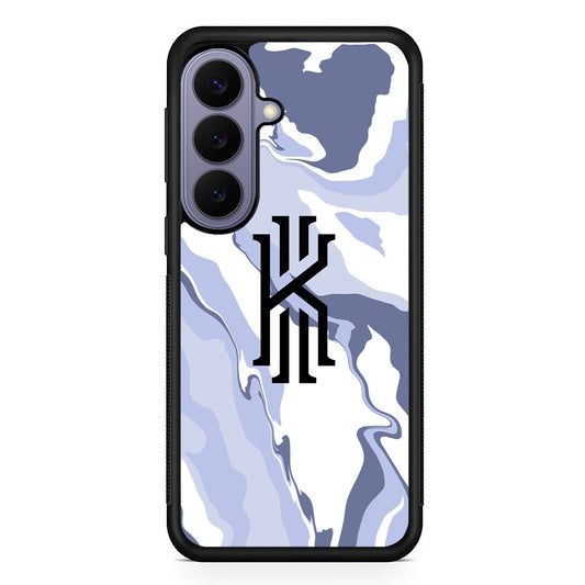 Kyrie Irving Marble Blue Vibes Samsung Galaxy S26 Case | Slim Protective Rubber Case for Samsung S26