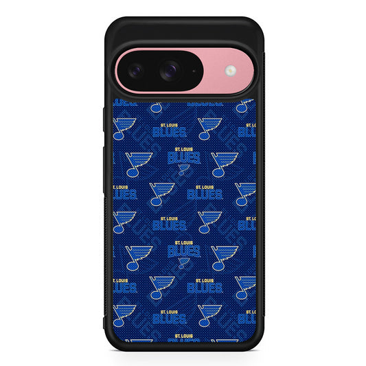 NHL St Louis Blues Team Google Pixel 9 Case | Google Pixel 9 Protective Rubber Case