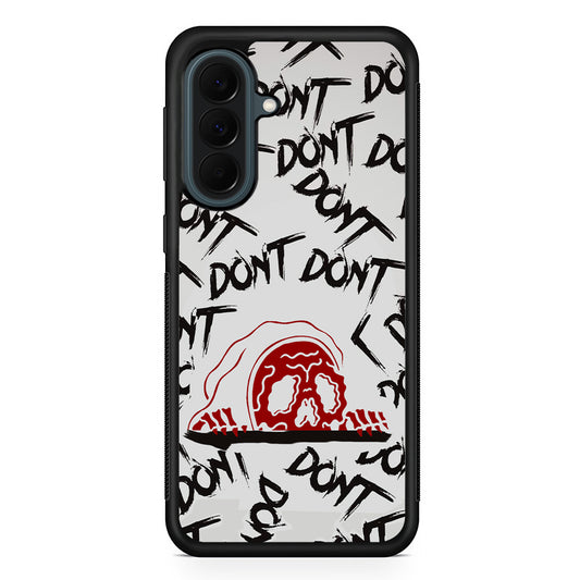 Please Don't Be Scare Samsung Galaxy A37 Case | Samsung Galaxy A37 Rubber Phone Case