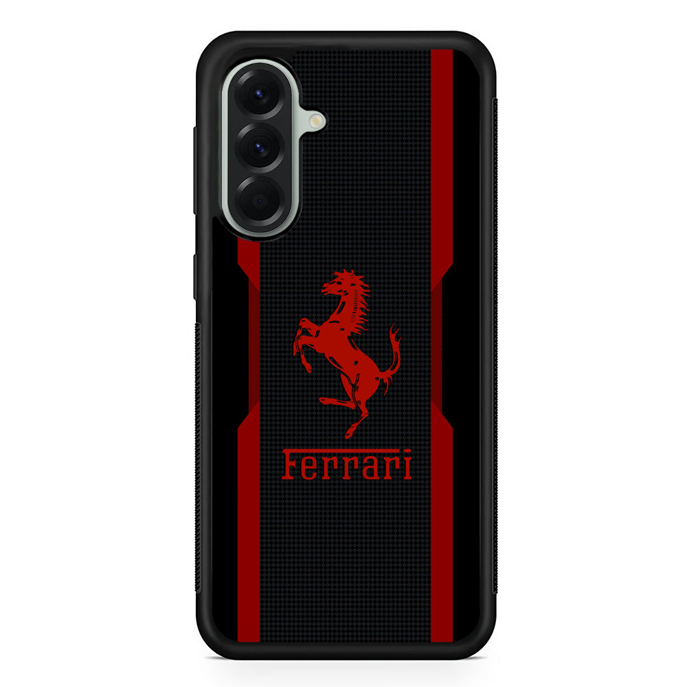 Ferrari Red World Samsung Galaxy A56 Case | Samsung Galaxy A56 Rubber Protective Case