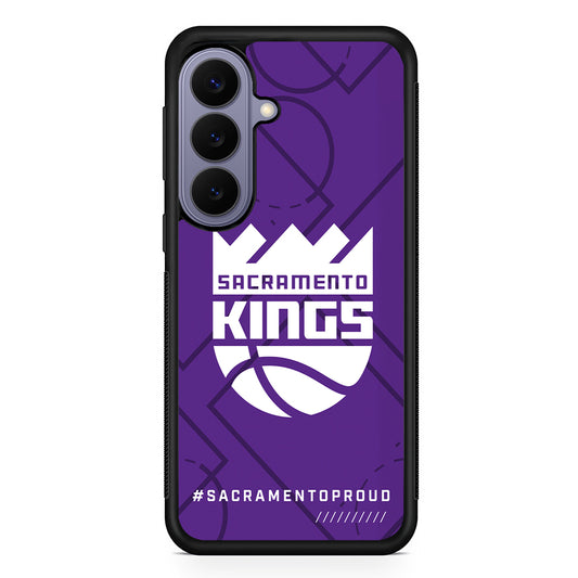 NBA Sacramento Kings Proud Samsung Galaxy S26 Case | Durable Rubber Case for Samsung Galaxy S26