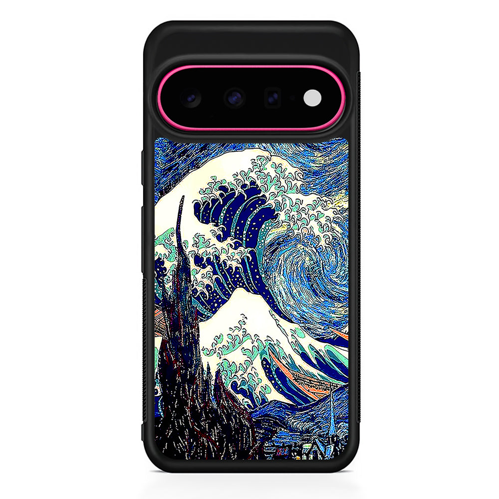The Great Wave The Starry Night Google Pixel 11 Case | Slim Shockproof Cover
