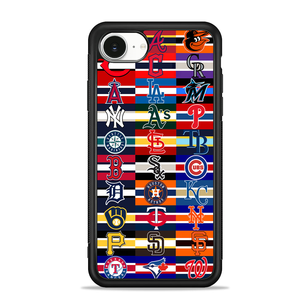 All MLB Teams Jersey iPhone 16e Case | Protective Phone Cover