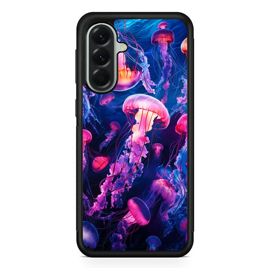 Jellyfish Drifting in The Ocean Samsung Galaxy A56 Case | Samsung Galaxy A56 Protective Rubber Case
