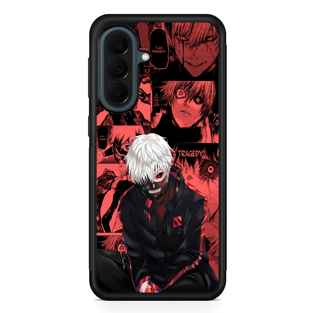 Tokyo Ghoul Ken Kaneki Comic Samsung Galaxy A37 Case | Samsung Galaxy A37 Rubber Phone Case