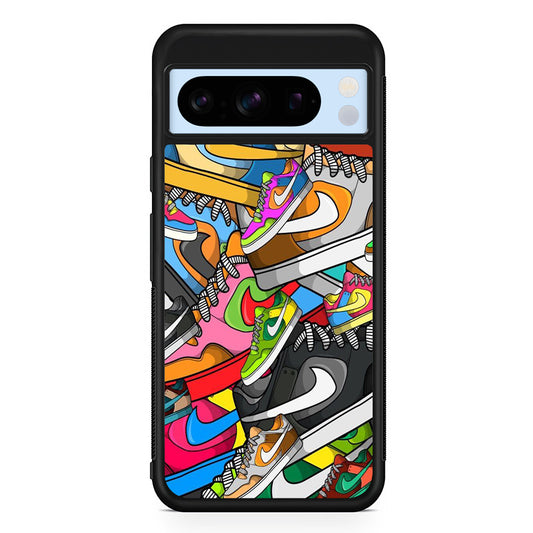 Nike Mix Shoes Google Pixel 8 Pro Case | Premium Protective Case for Google Pixel 8 Pro