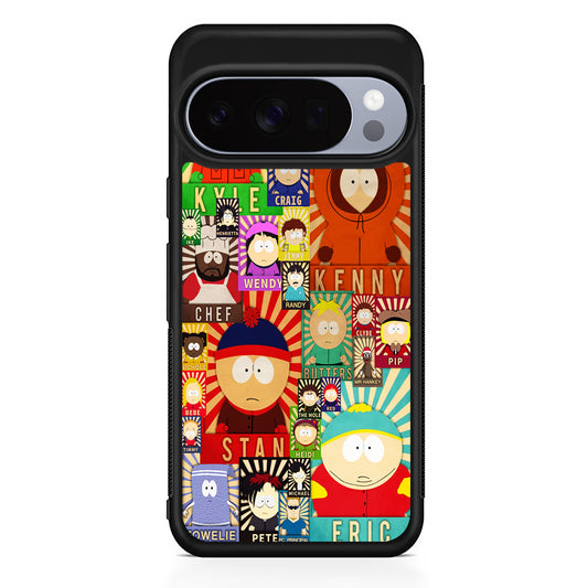 South Park All Characters Google Pixel 10 Pro Case | Slim Google Pixel 10 Pro Rubber Case