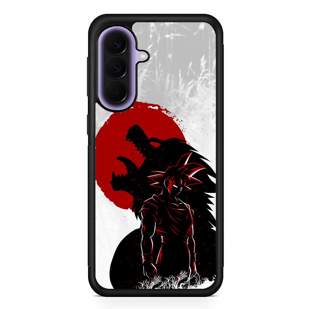 Dragon Ball Goku Red Moon Samsung Galaxy A57 Case | Slim Samsung Galaxy A57 Rubber Case