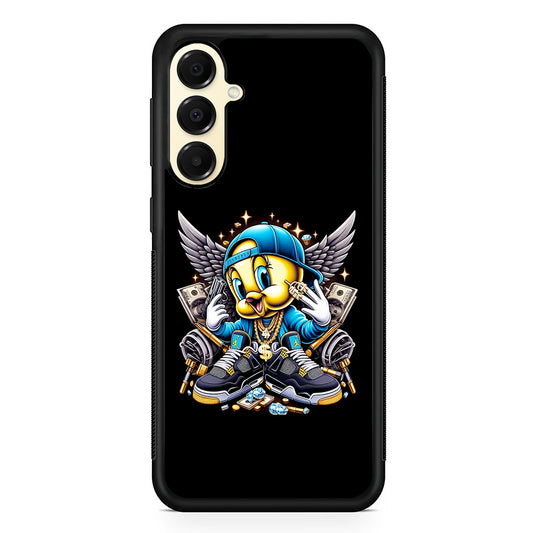 Tweety Bird Rich Samsung Galaxy A16 Case | Slim Rubber Samsung Galaxy A16 Case