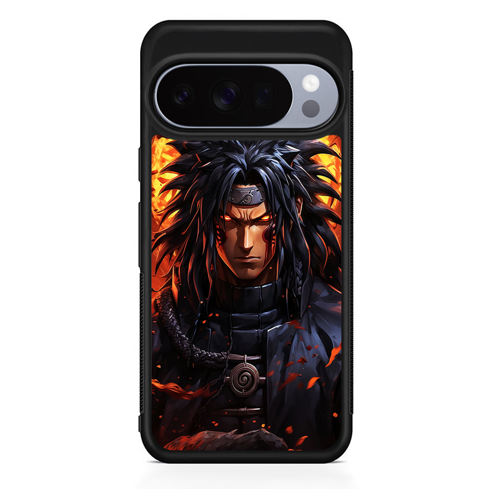 Dark Madara Uchiha Google Pixel 10 Pro Case | Slim Google Pixel 10 Pro Rubber Case