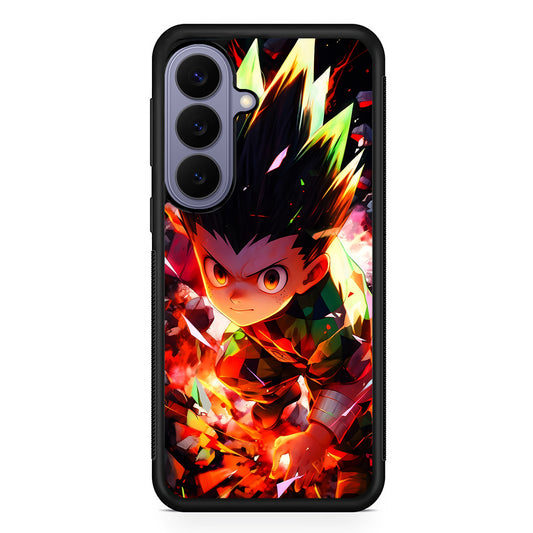 Hunter x Hunter Gon Freecss in Action Samsung Galaxy S26 Case | Durable Rubber Case for Samsung Galaxy S26