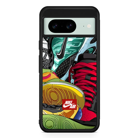Nike Running Trip Google Pixel 8 Case | Slim Rubber Case for Google Pixel 8