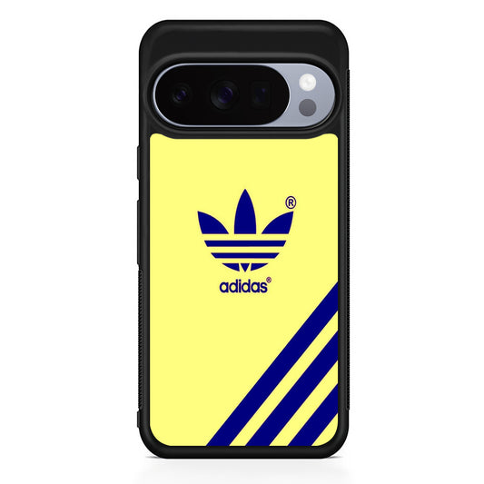 Adidas Yellow Dusk Google Pixel 10 Pro Case | Slim Google Pixel 10 Pro Rubber Case