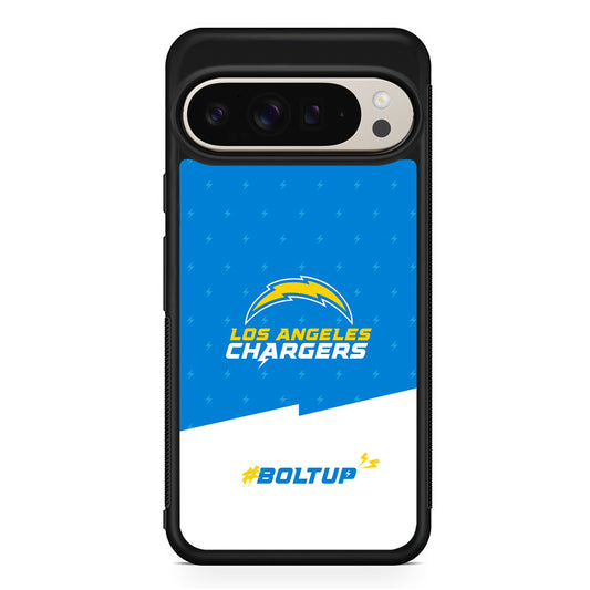 NFL Los Angeles Chargers Pattern Google Pixel 9 Pro Case | Slim Protective Cover
