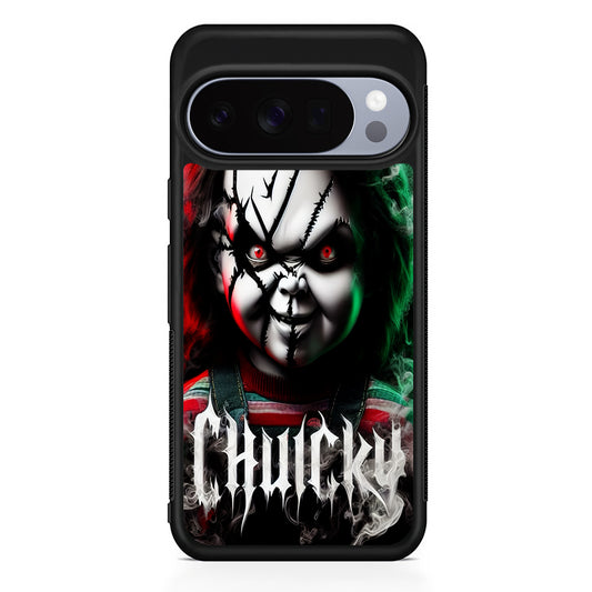 Chucky Doll Scary Face Google Pixel 10 Pro Case | Slim Google Pixel 10 Pro Rubber Case