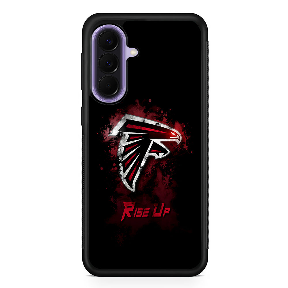 NFL Atlanta Falcons Rise Up Samsung Galaxy A57 Case | Slim Samsung Galaxy A57 Rubber Case